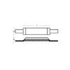 ingot type weld on anode 1,6kg