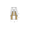 Radice propeller anodes conical type