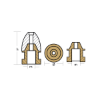 RIVA PROP NUT COMP. Ø 20-30 16x2