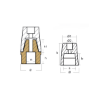 Teignbridge Prop anode w/square brass nut