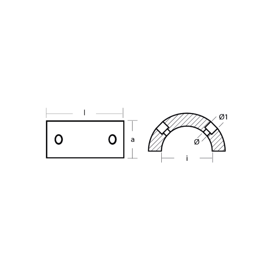 Gori collar for 3-blade shaft Ø22''-26''