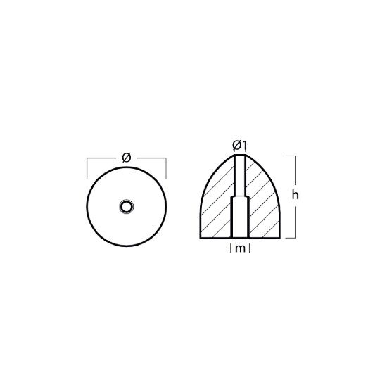 Varifold prop nut VF108/VF120 3 & 4 blades