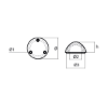 Variprop propeller nut DF-80