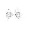 Craftsman Marine propeller nut Ø60