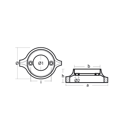 BMW propeller anode - Collare per motore BMW