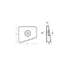 Johnson - Evinrude anode plates for lower unit - Piastrine per parte inferiore fuoribordo