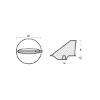 Honda trim tab anode - Pinna per motori Honda