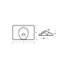 Mercury trim tab anode - Piastrina per motori Mercury