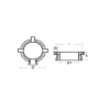Mercruiser Bearing Carrier anode - Collare per motori Mercruiser