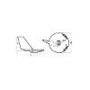 Suzuki trim tab anode - Pinna per Motori Suzuki