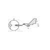 Yamaha Trim Tab anode standard rotation - Pinna per fuoribordo Yamaha