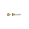 Yamaha pencil anode Ø12 L.52  complete with brass plug  th.3/8''NPT