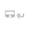 Panier block anode for engines