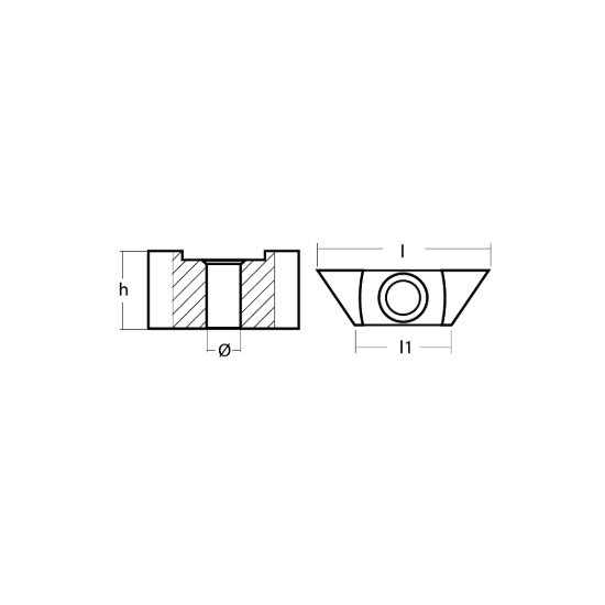 Parsun engine anode