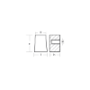 Parsun cube anode with hole