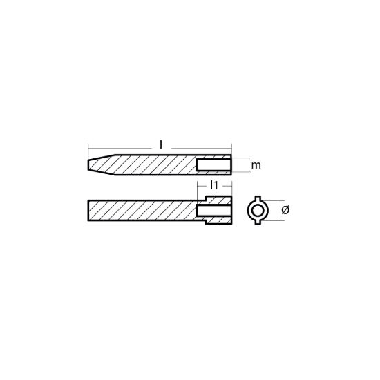 Yamaha Small anode for crankcase cylinder