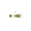 Caterpillar brass plug th. 1-1/4'' bspt
