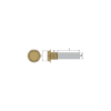 Scania pencil anode Ø 17 L. 45 complete with brass plug th.1/2'GAS