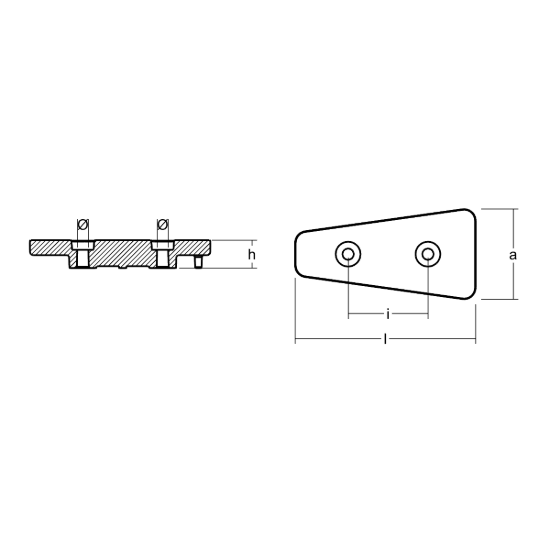 Transom Bracket Anode